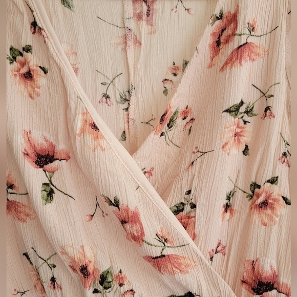 FLORAL Festival Western Maxi Dress with Shorts and Hi Low Skirt - Picture 6 of 10